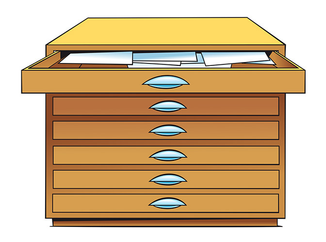 9 drawers