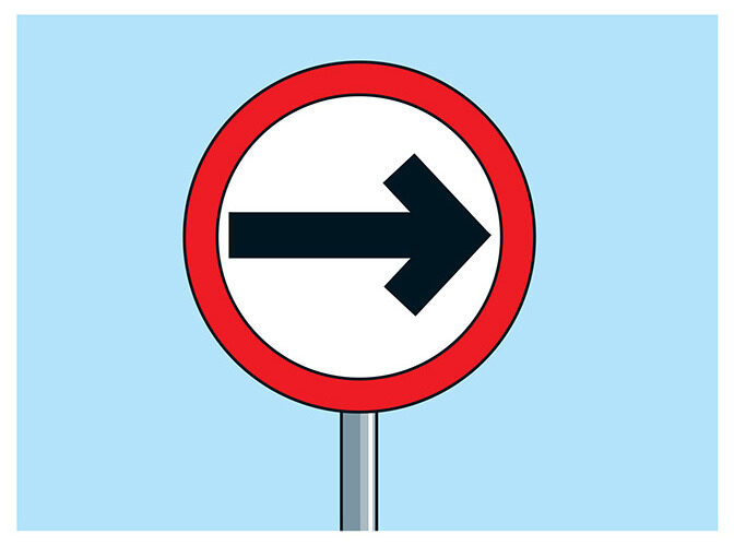 53 turn right