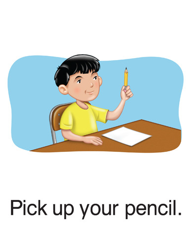 45 Pick up your pencil.