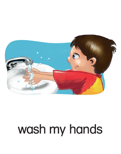 170 wash my hands