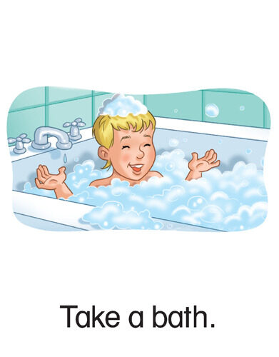 143 Take a bath.