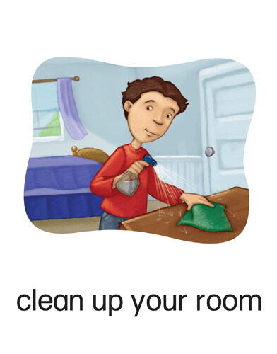 73 clean up your room