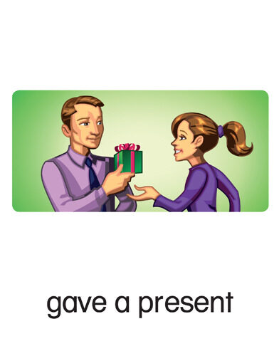 60 gave a present