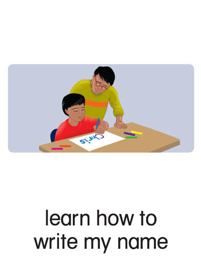 142 learn how to write my name