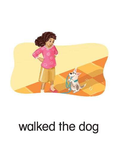 118 walked the dog