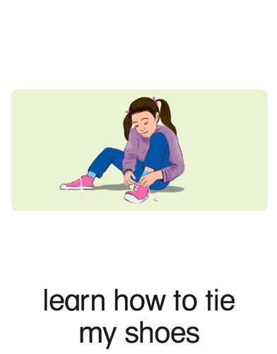 146 learn how to tie my shoes
