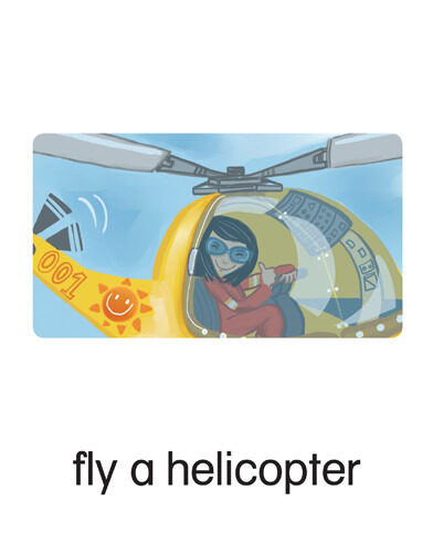 147 fly a helicopter