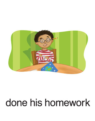 122 done his homework