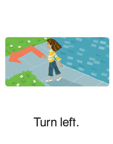 89 Turn left.