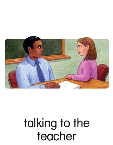 10 talking to the teacher