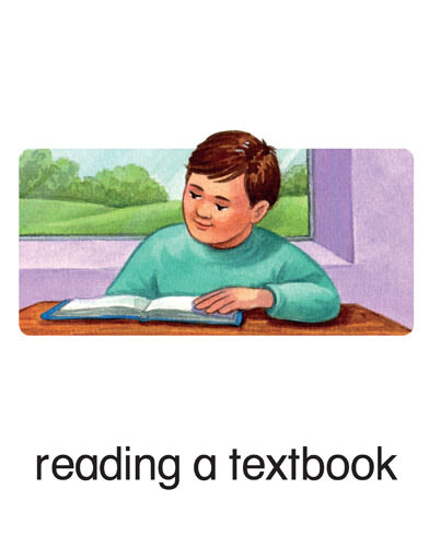 11 reading a textbook