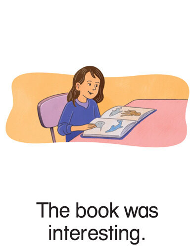 24 The book was interesting.