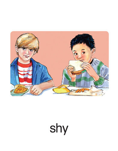 136 shy