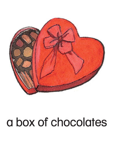 45 a box of chocolates