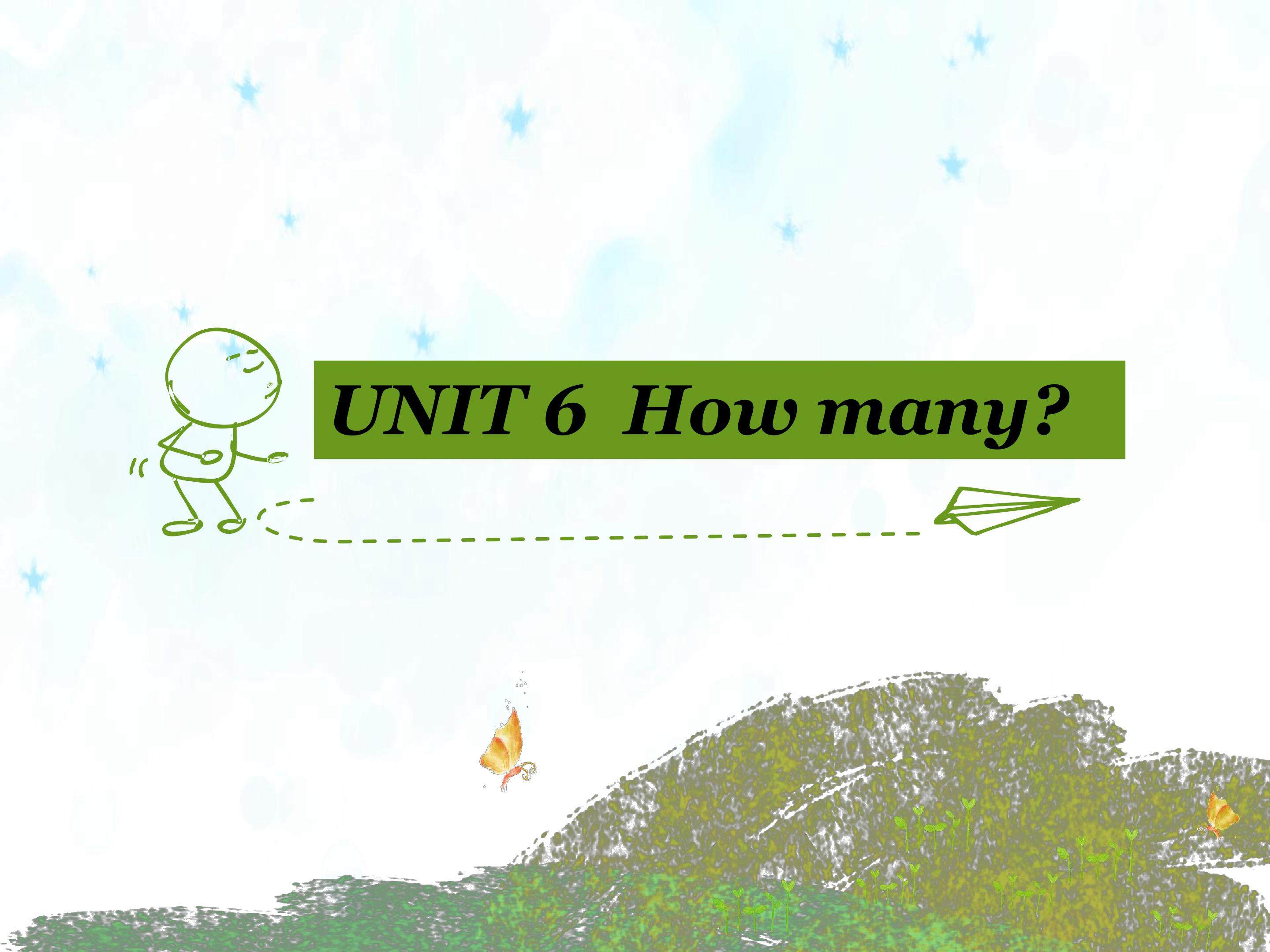 Unit 6 How many?