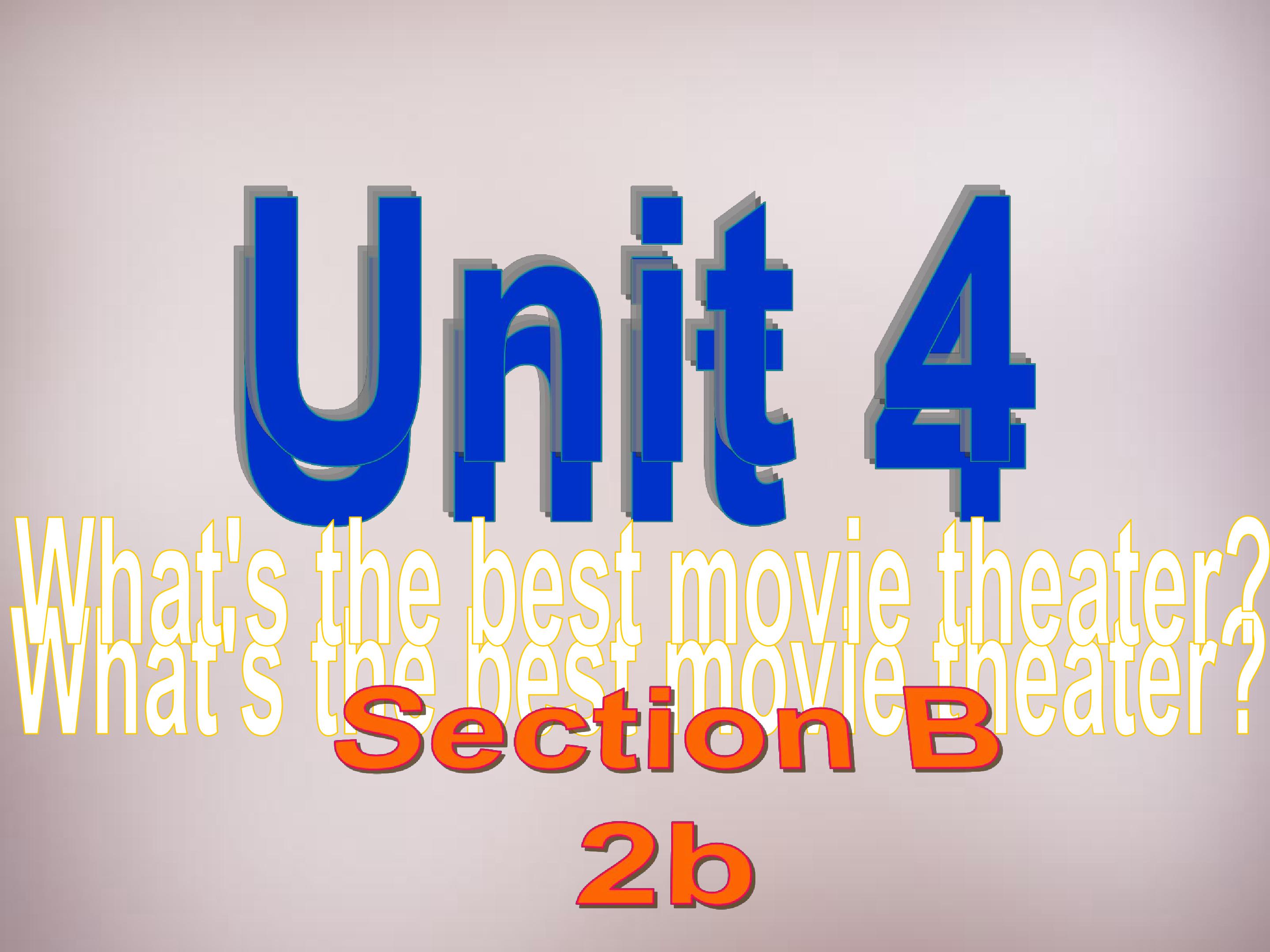 What’s the best movie theater Section B