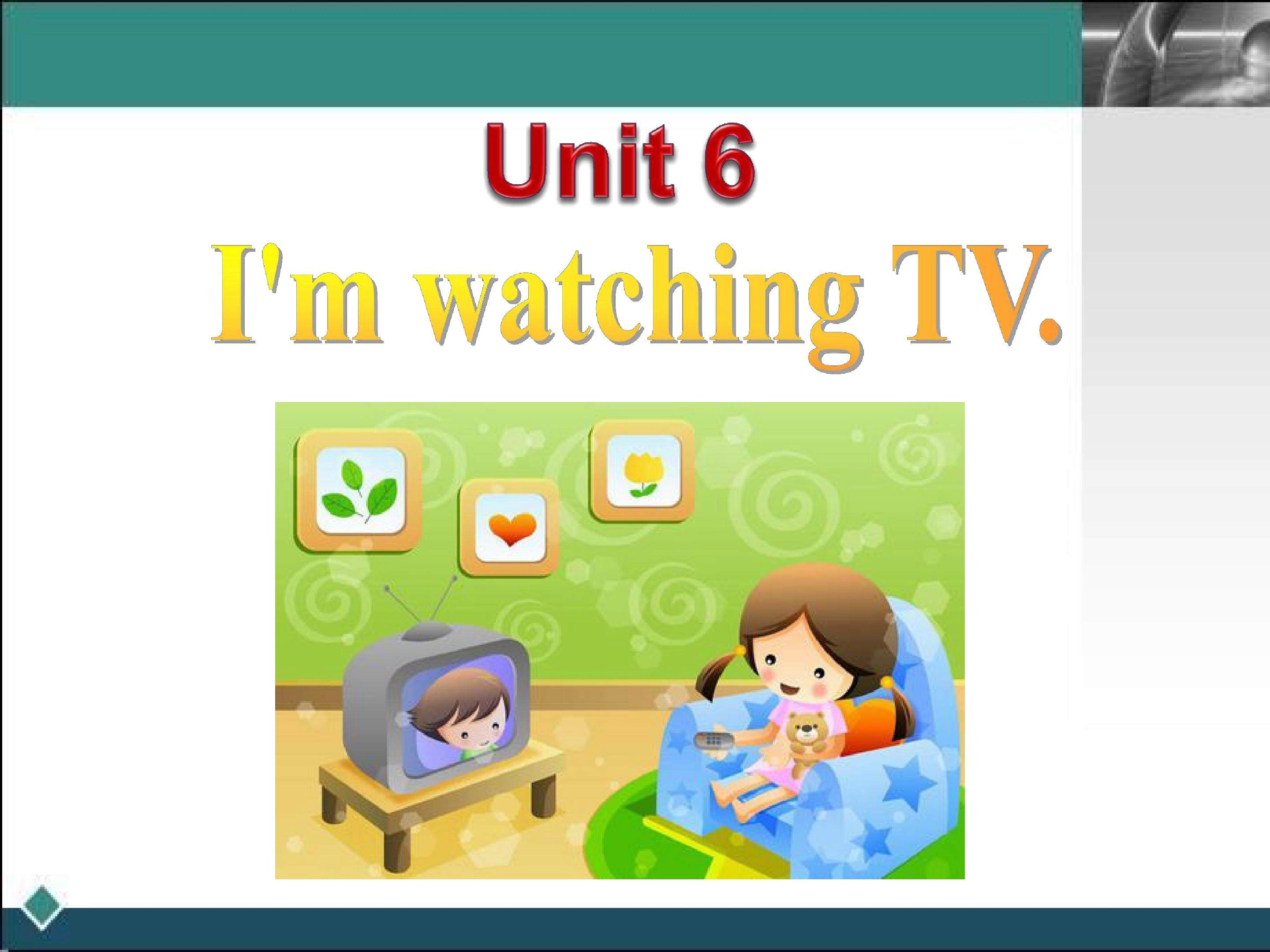 I am watching Tv. period2