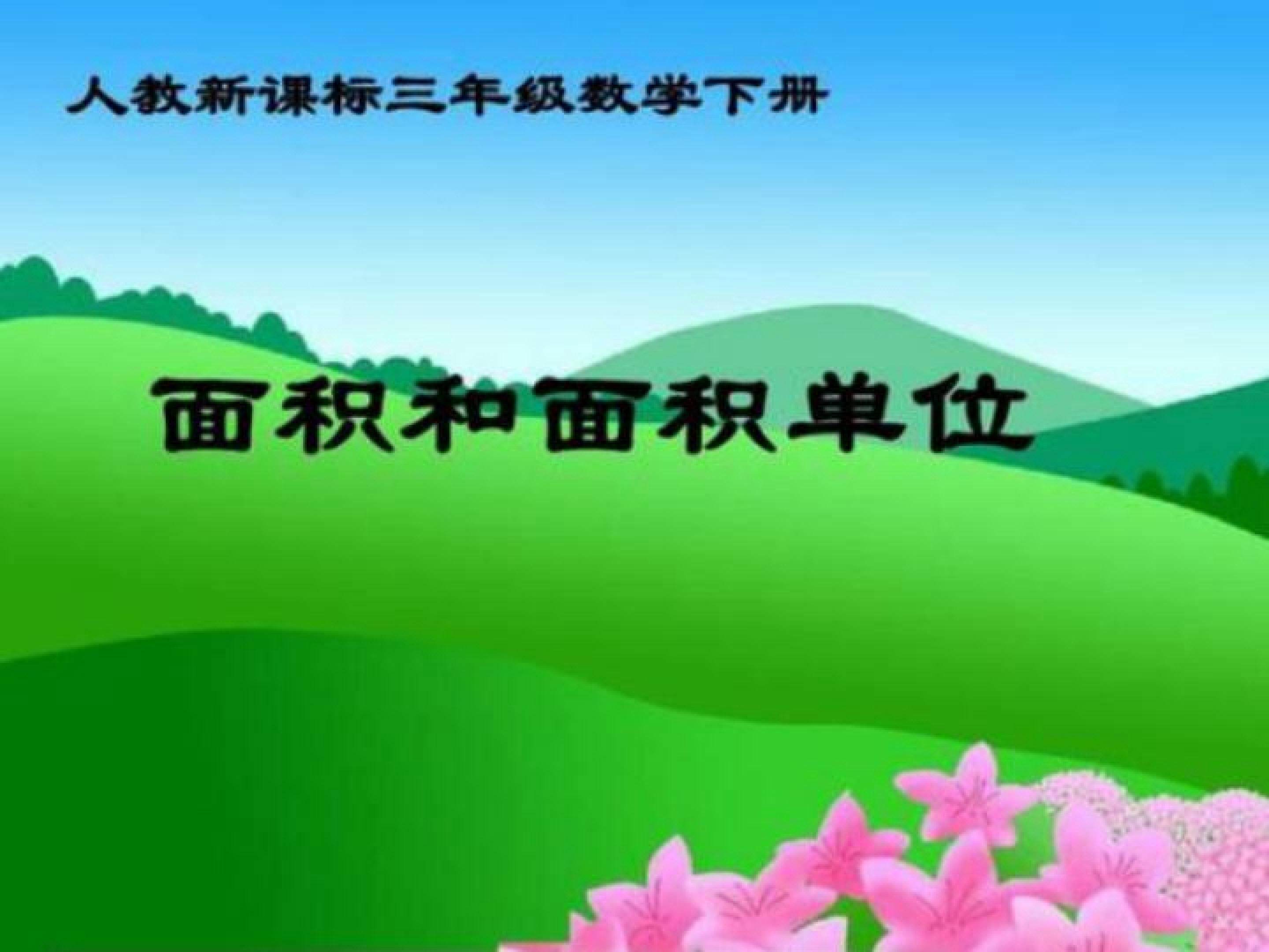 面积和面积单位
