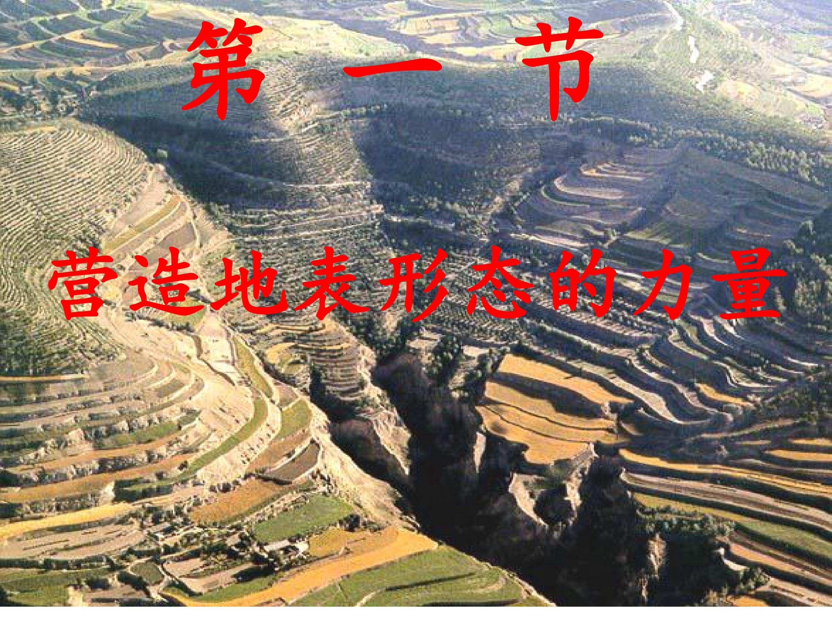 营造地表形态的力量