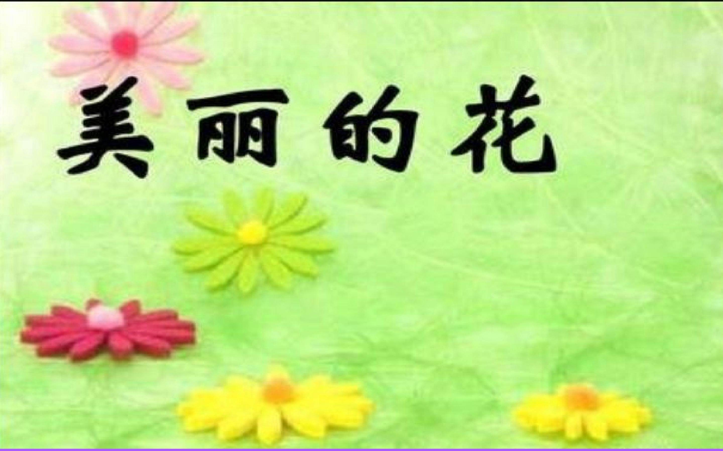 美丽的花