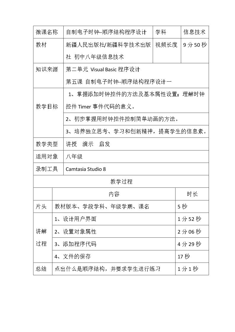 第五课 自制电子时钟--顺序结构程序设计一