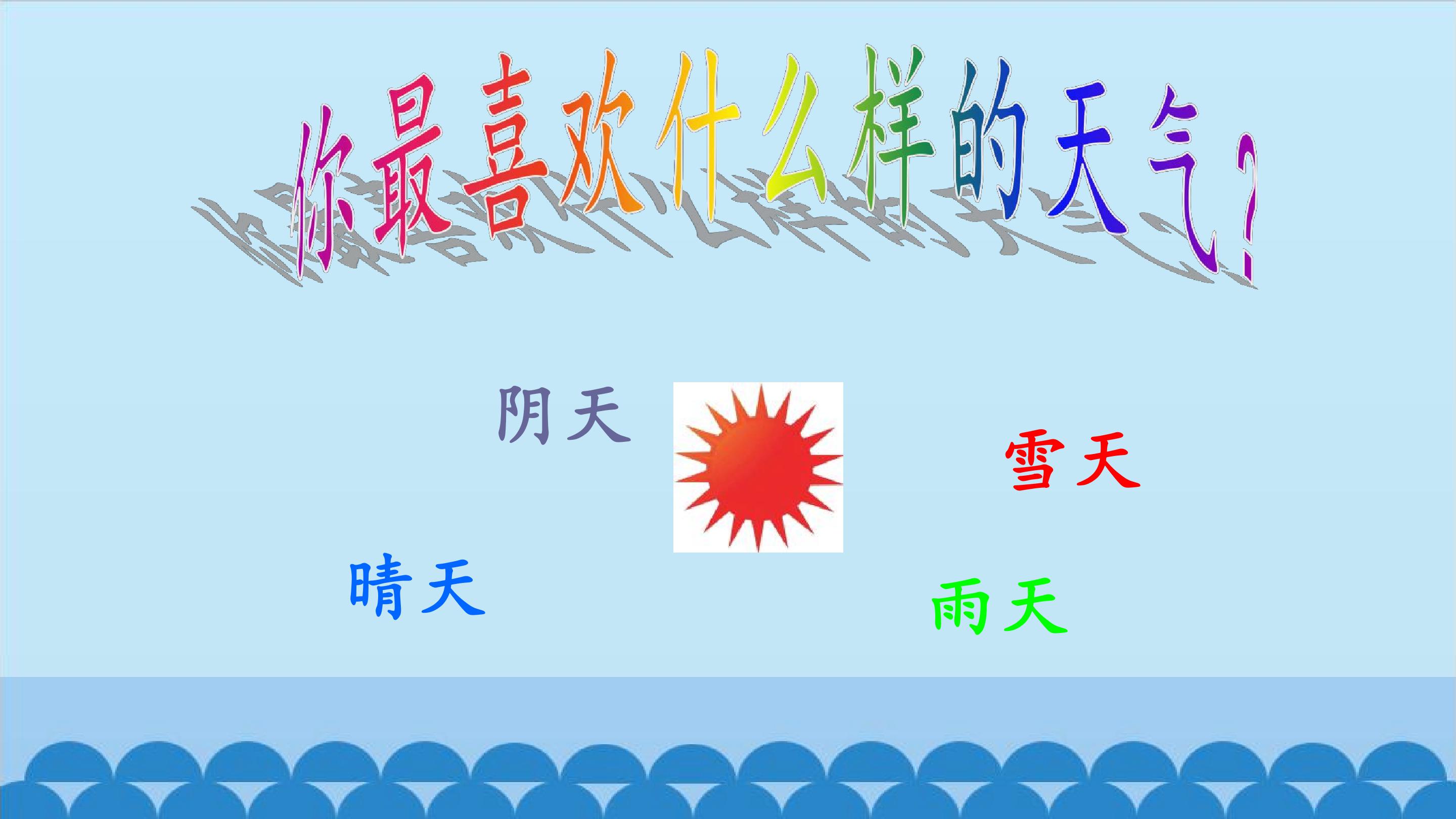 今天的天气