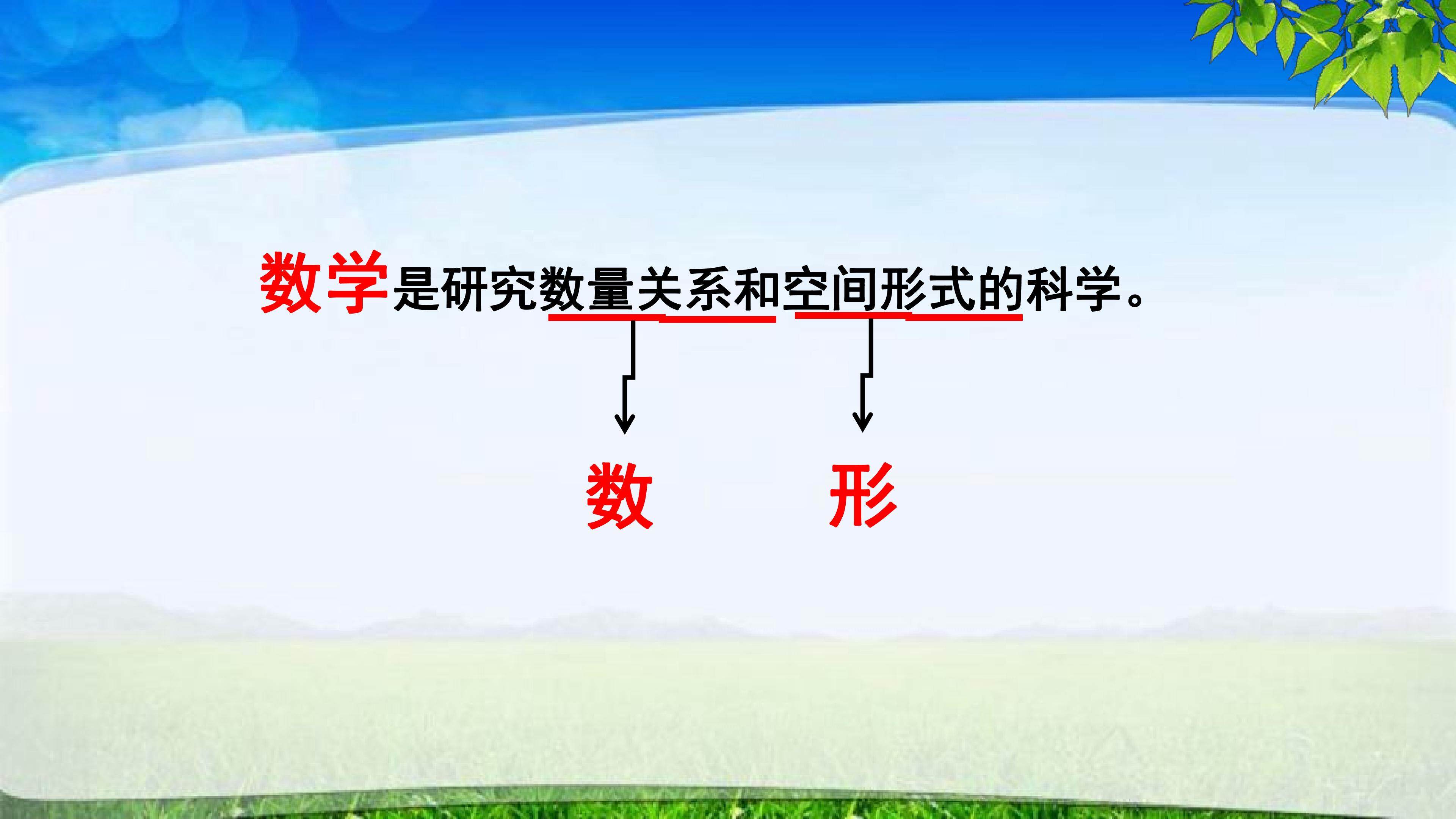 数与形