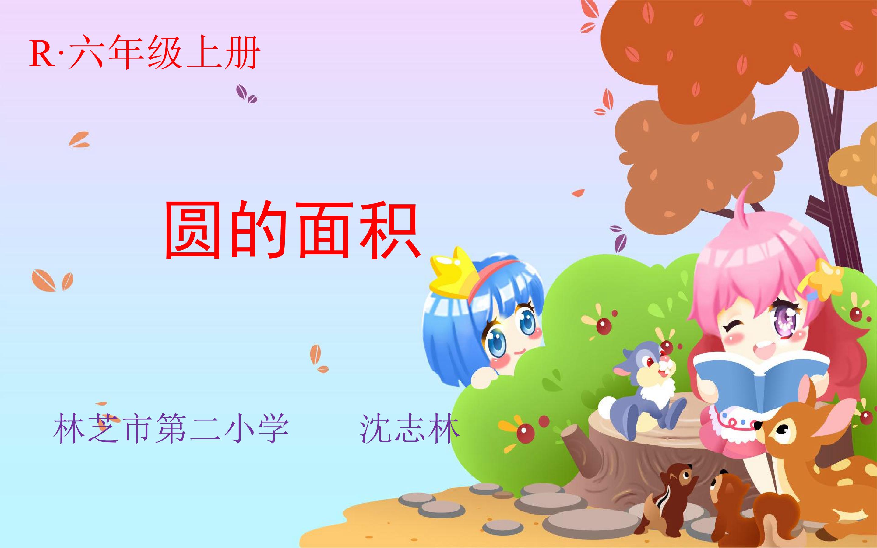 圆的面积