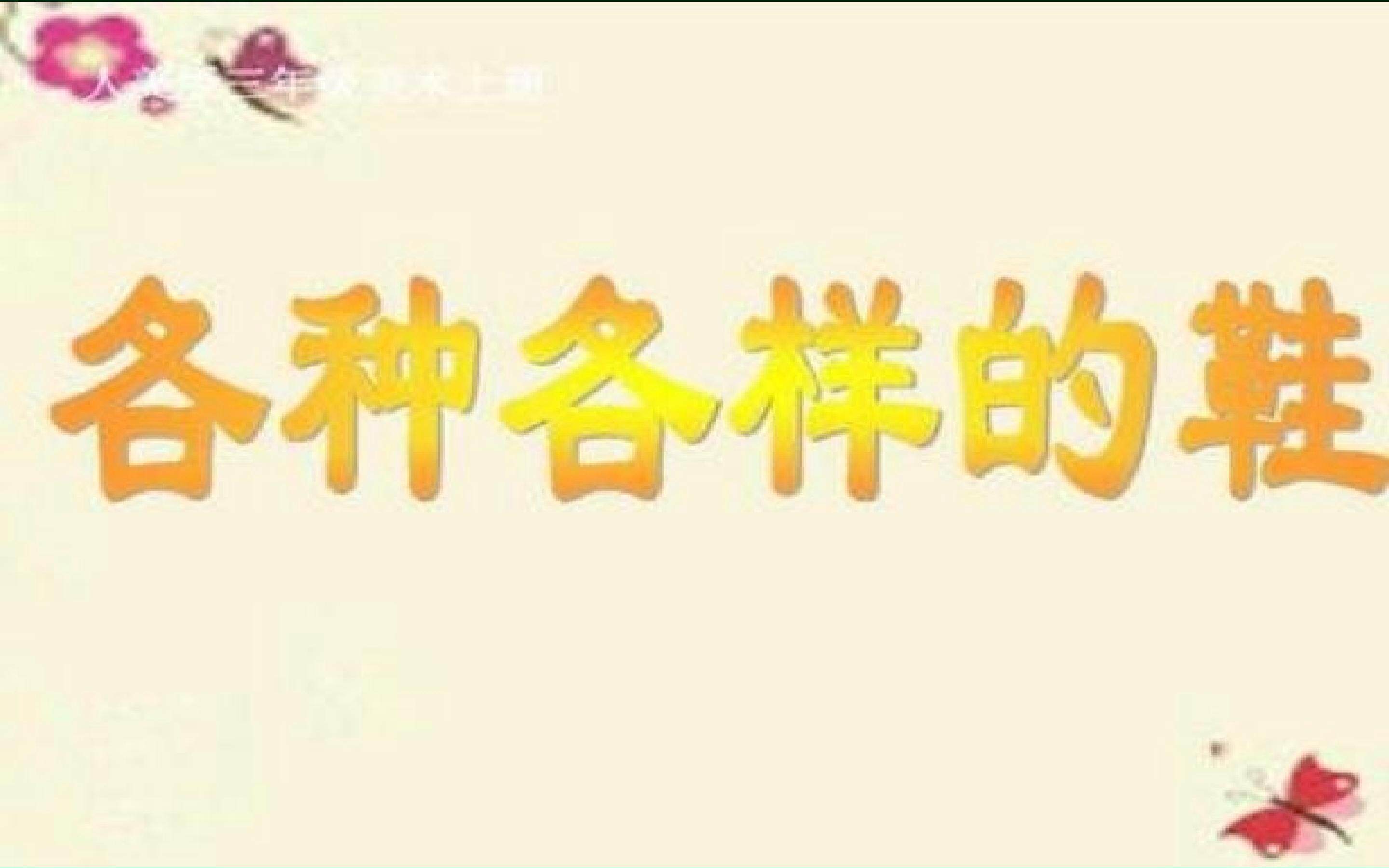 各式各样的鞋