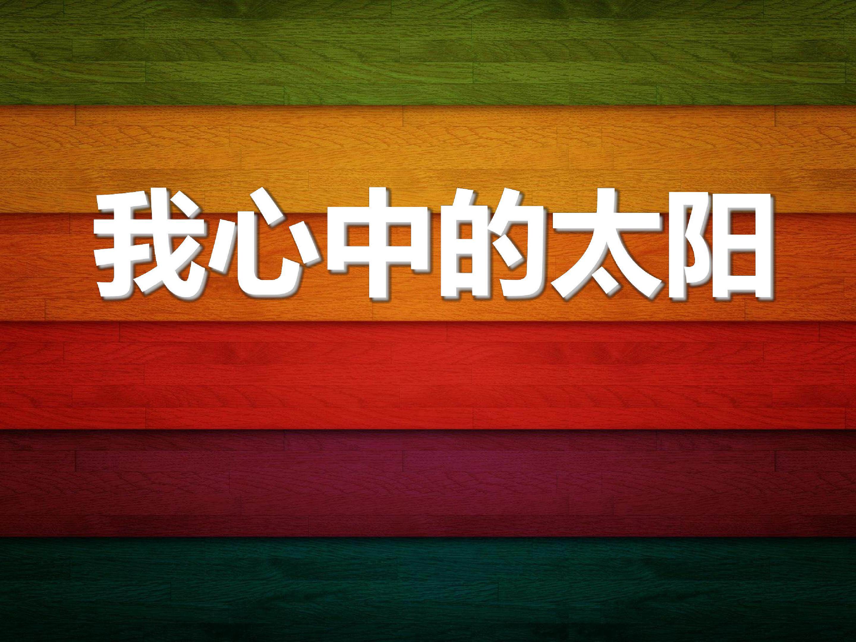 我心中的太阳