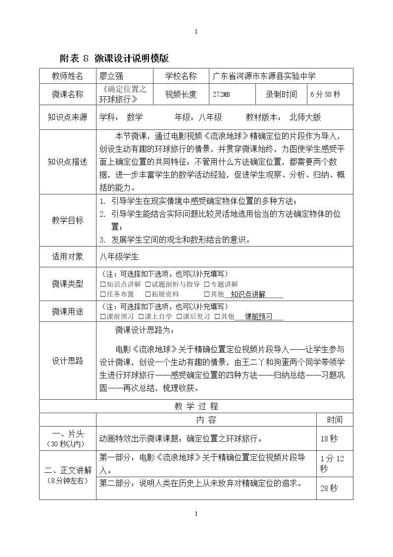 确定位置之环球旅行