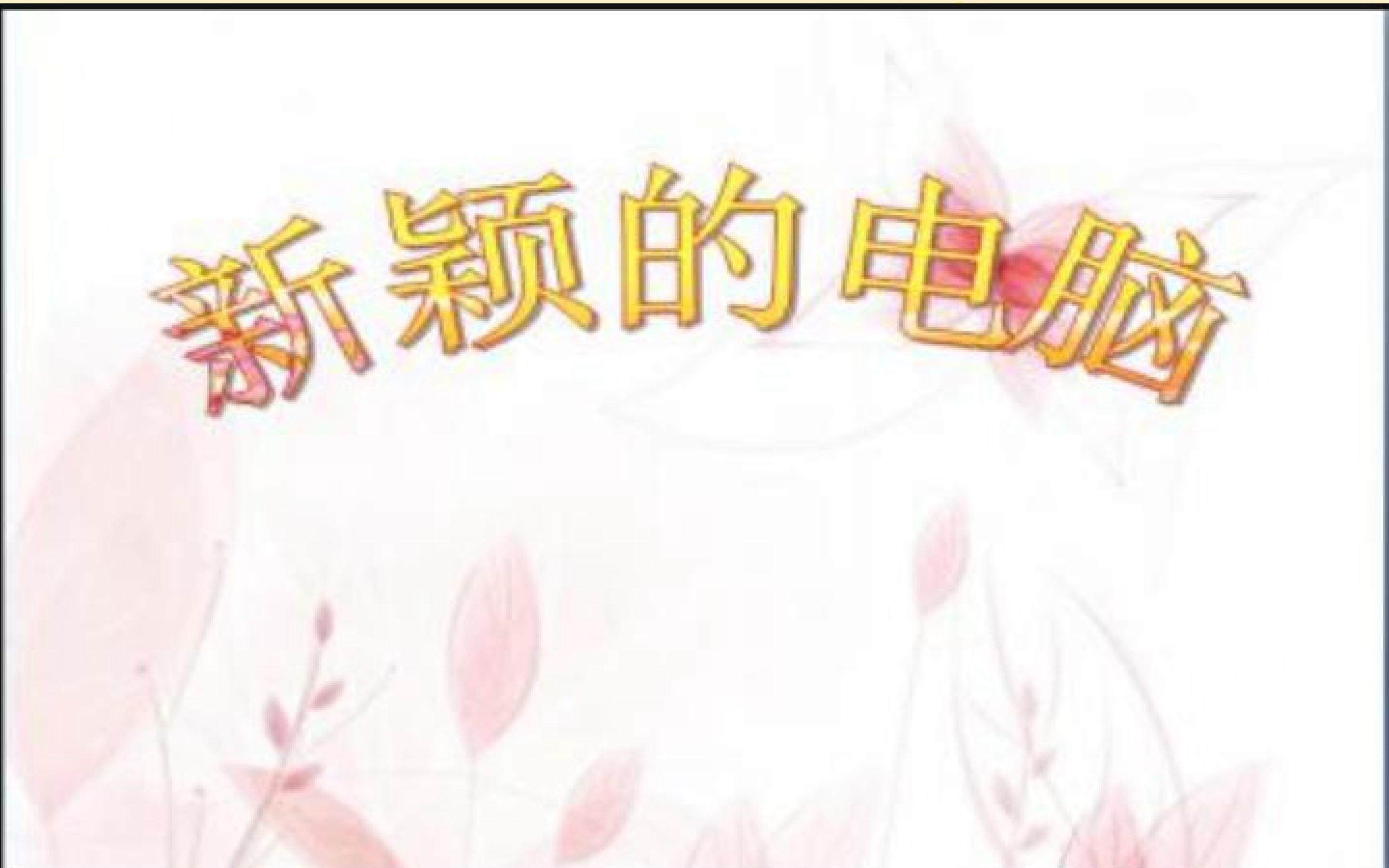 新颖的电脑