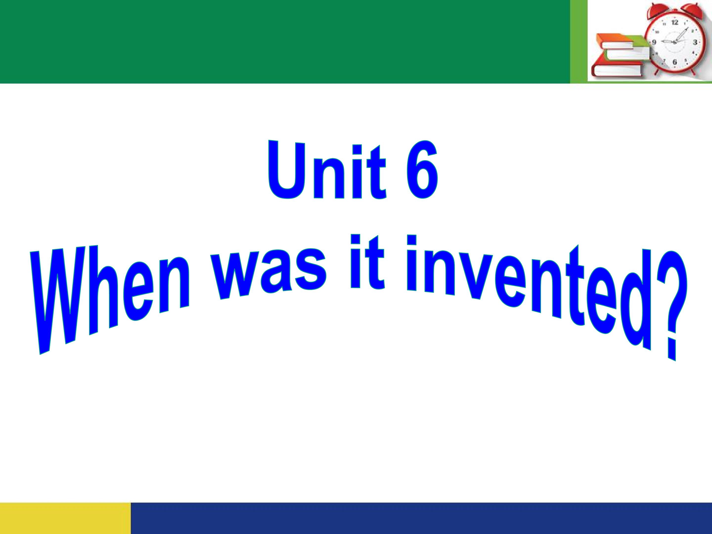 When was it invented Section A