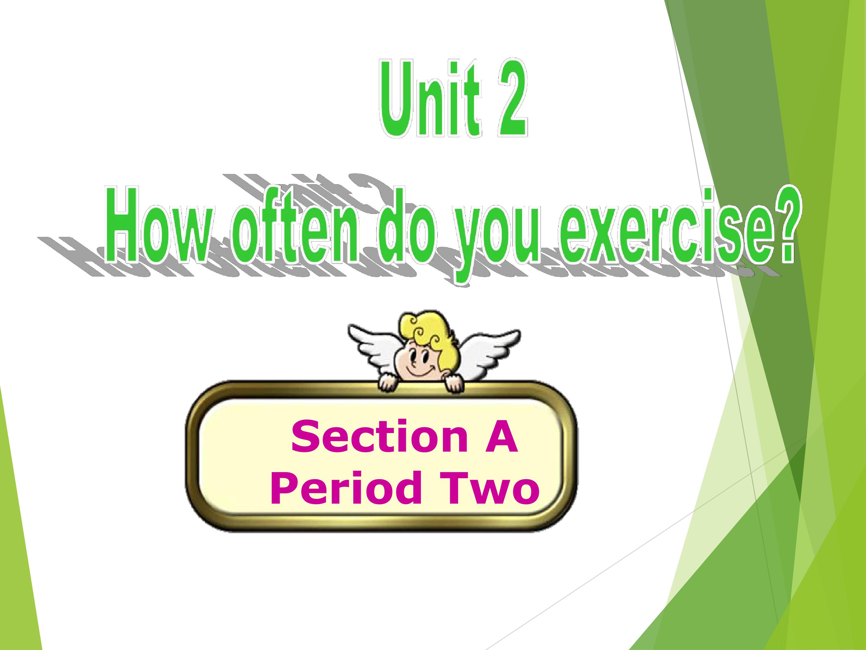 unit2 how often do you exercise?setionA