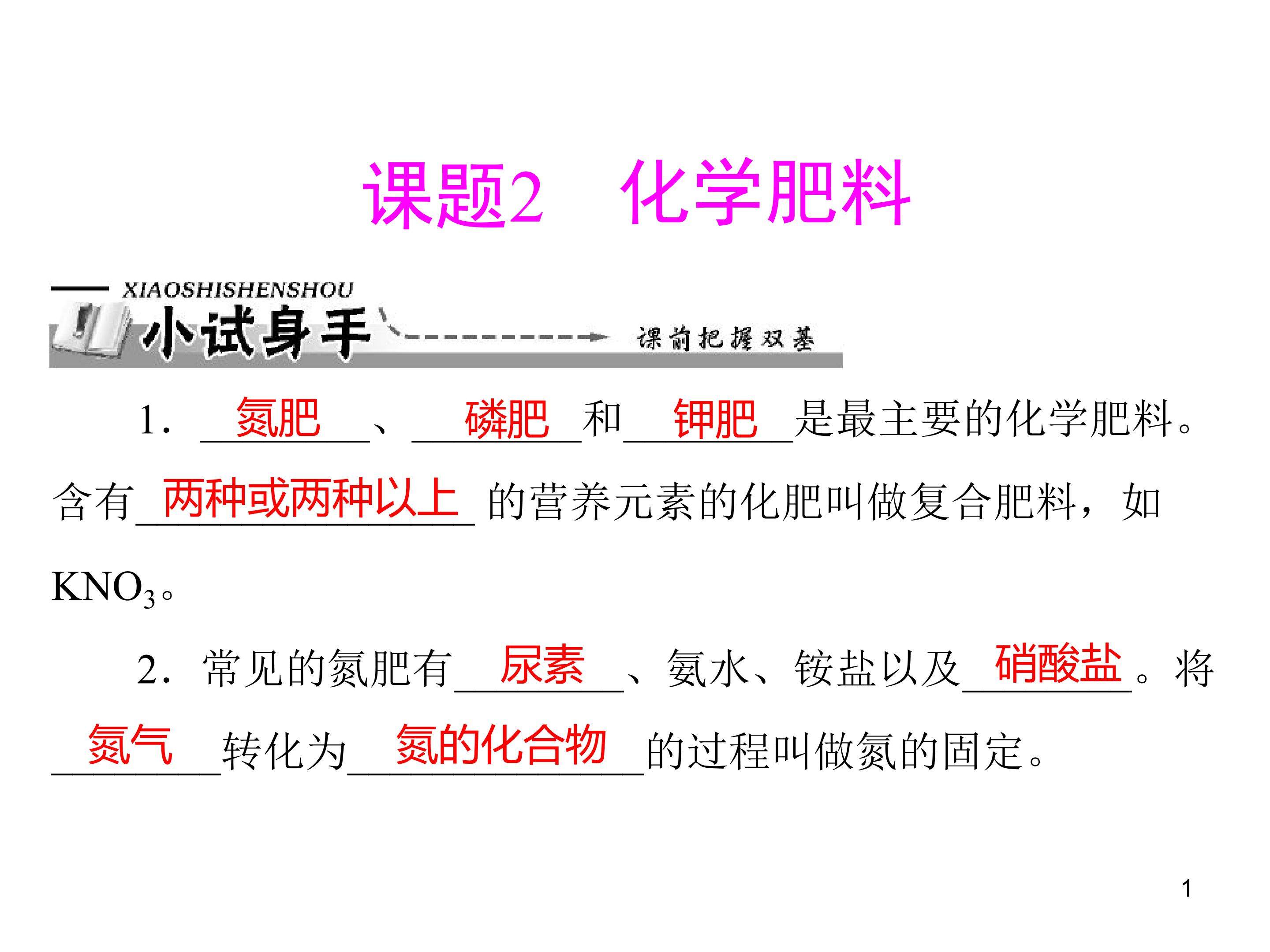 化学肥料