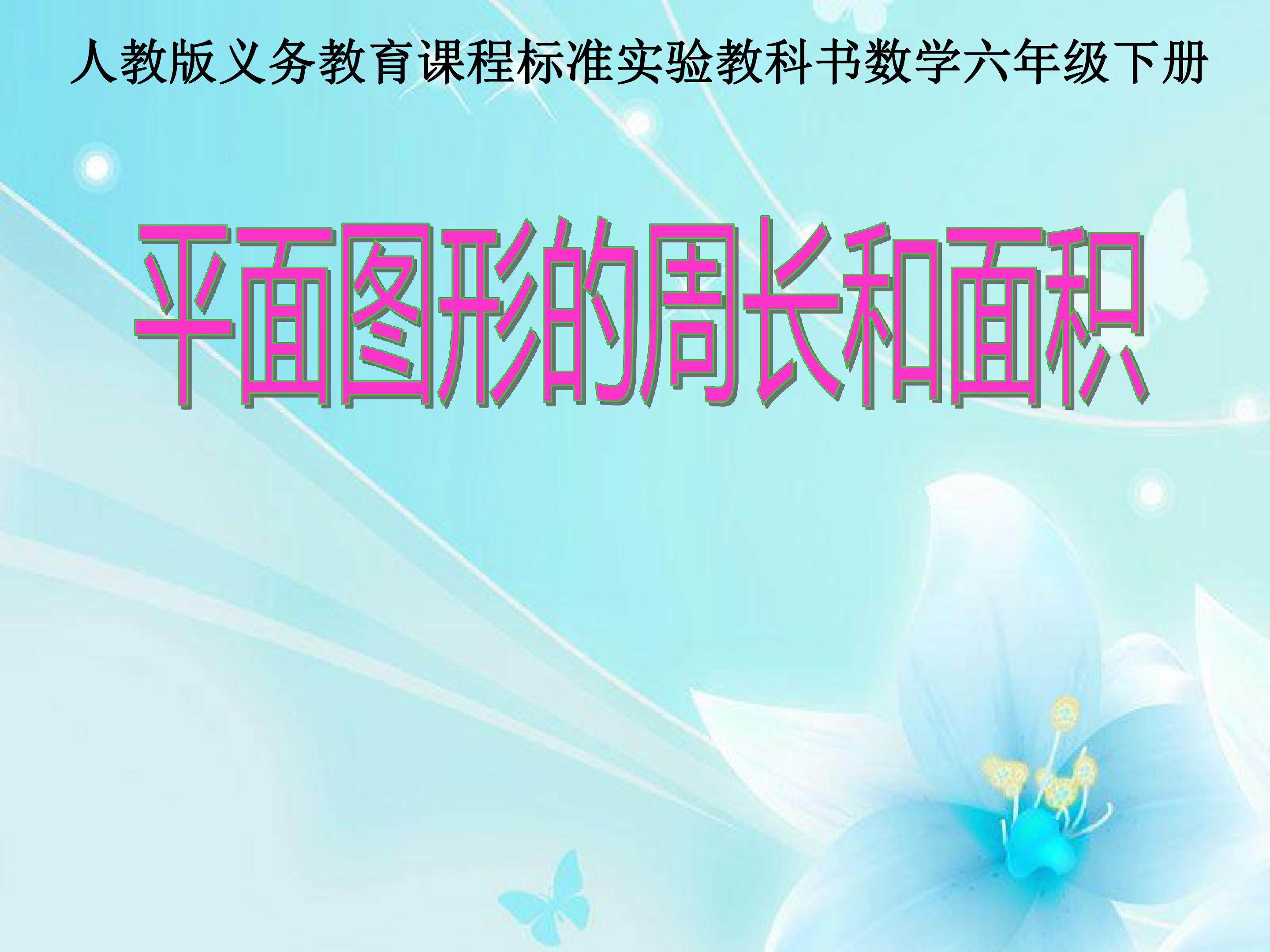 平面图形的周长与面积