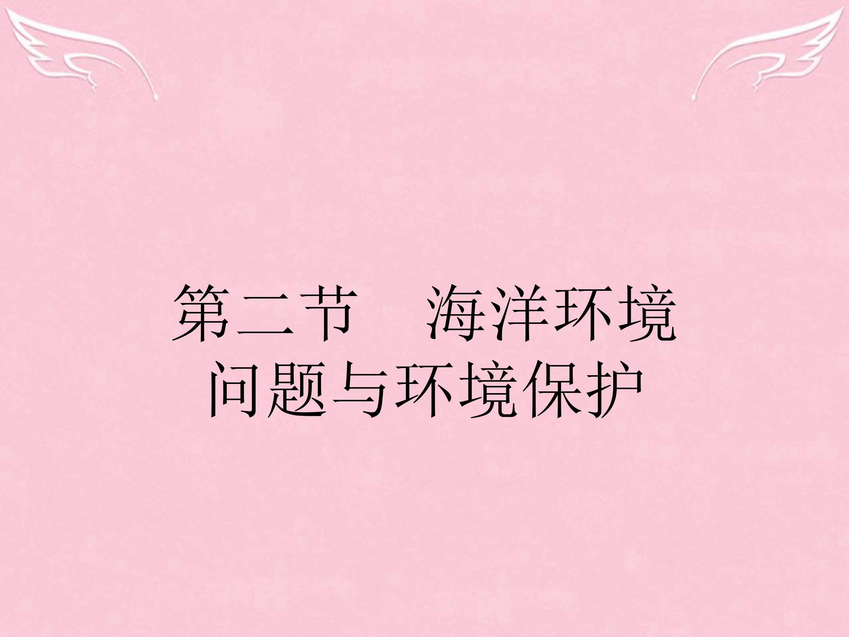 海洋环境问题与环境保护