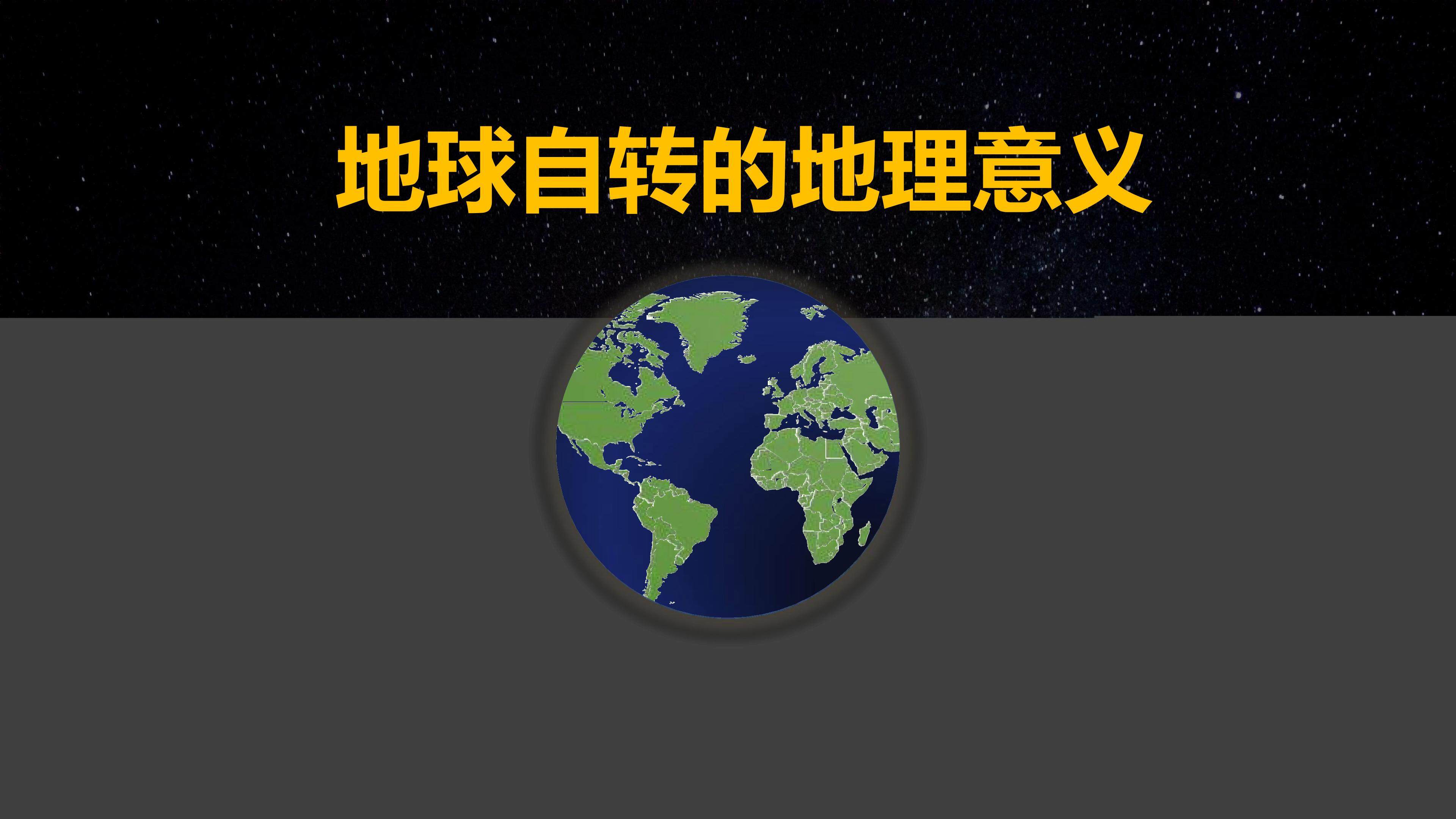 地球自转的地理意义