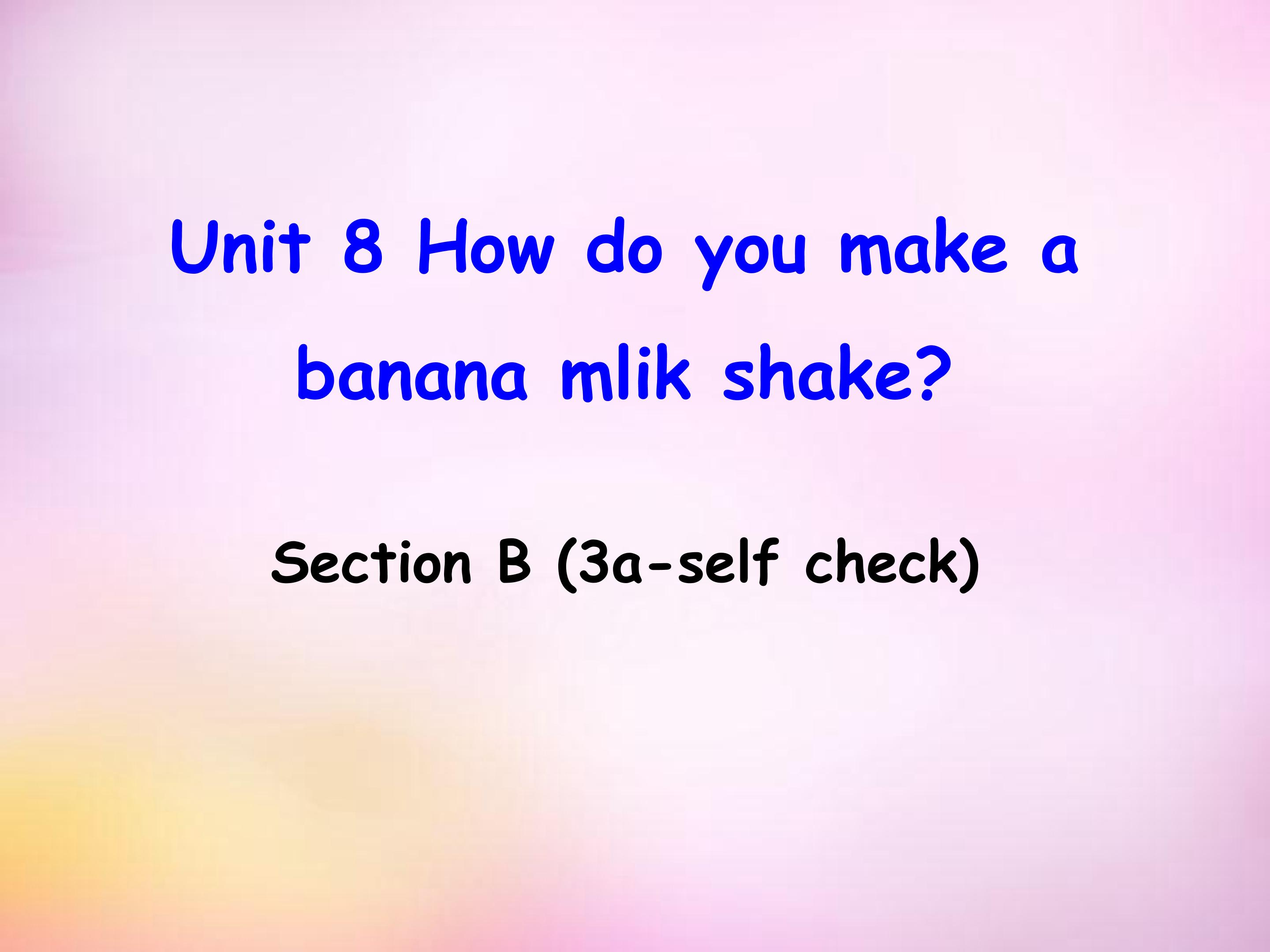 How do you make a banana milk shake