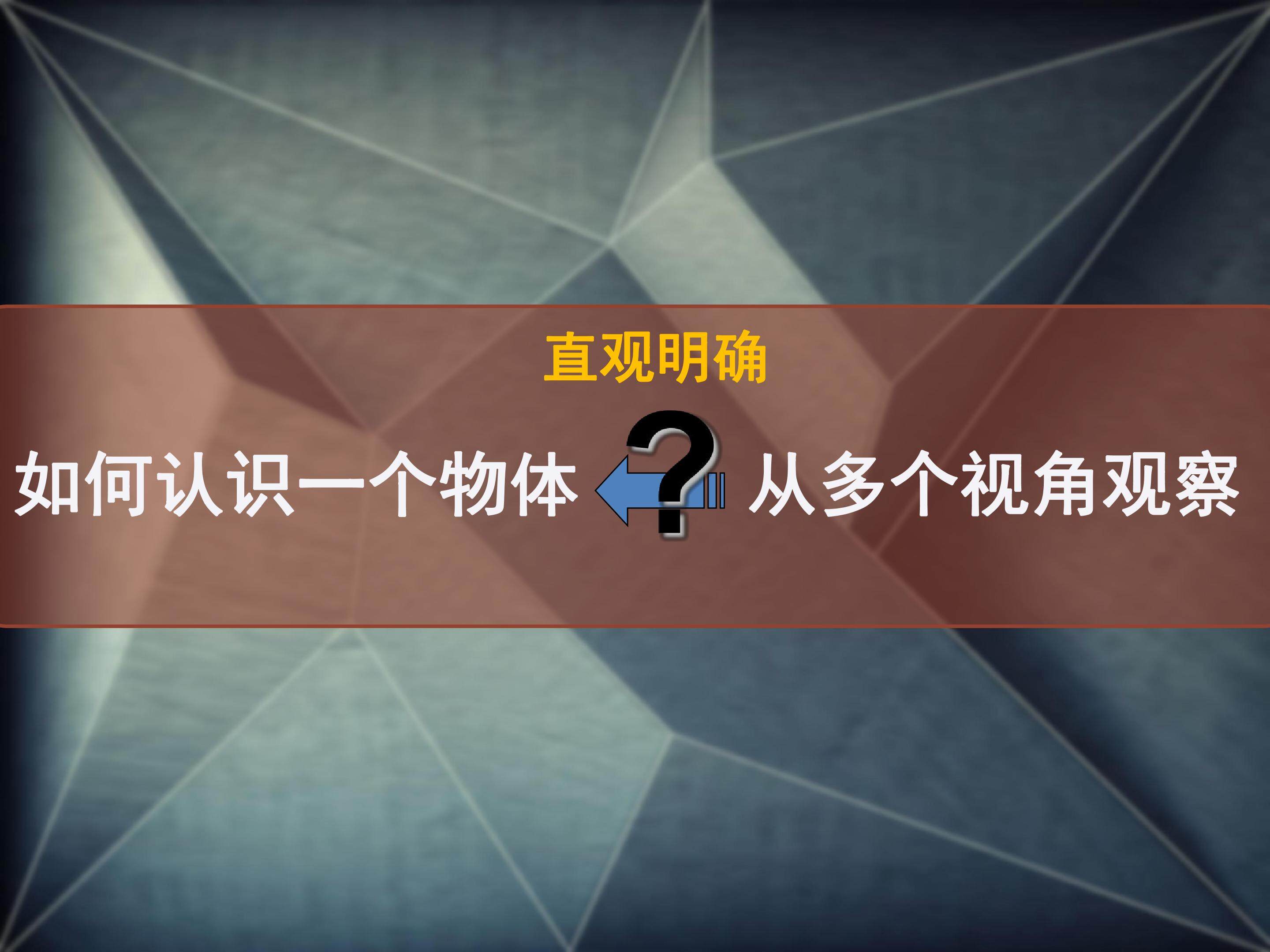 物象多视角的表达方法