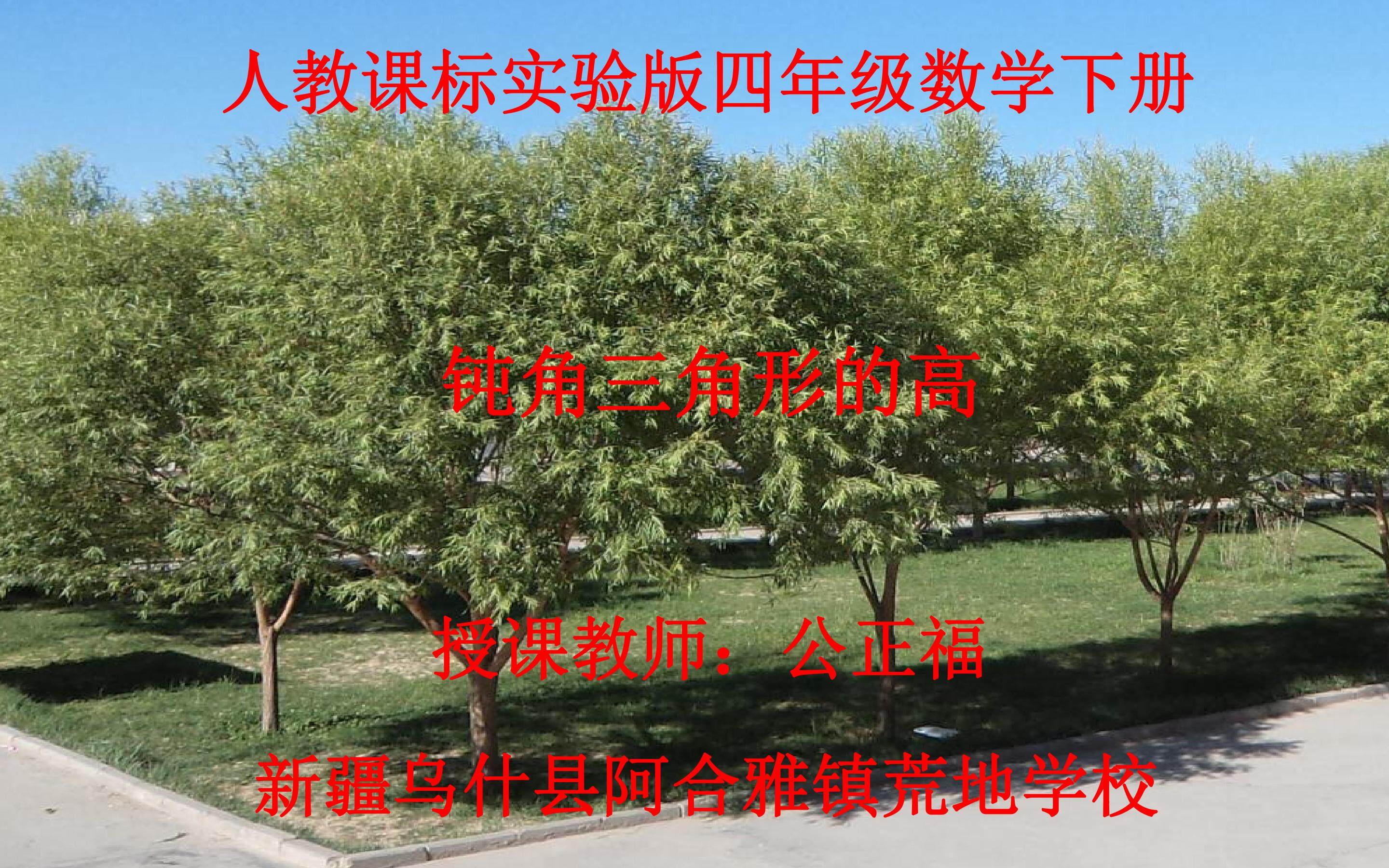 钝角三角形的高