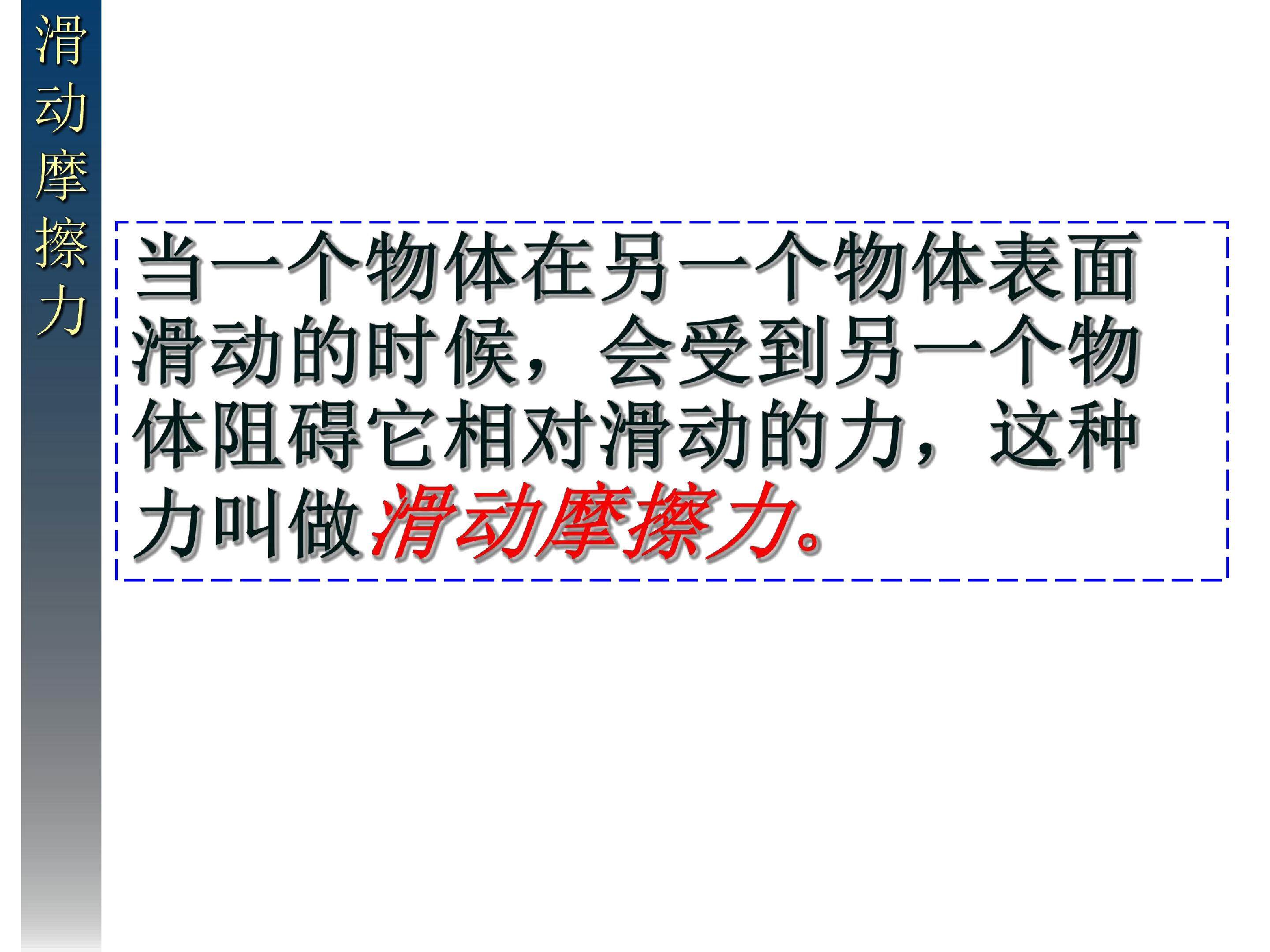 滑动摩擦力