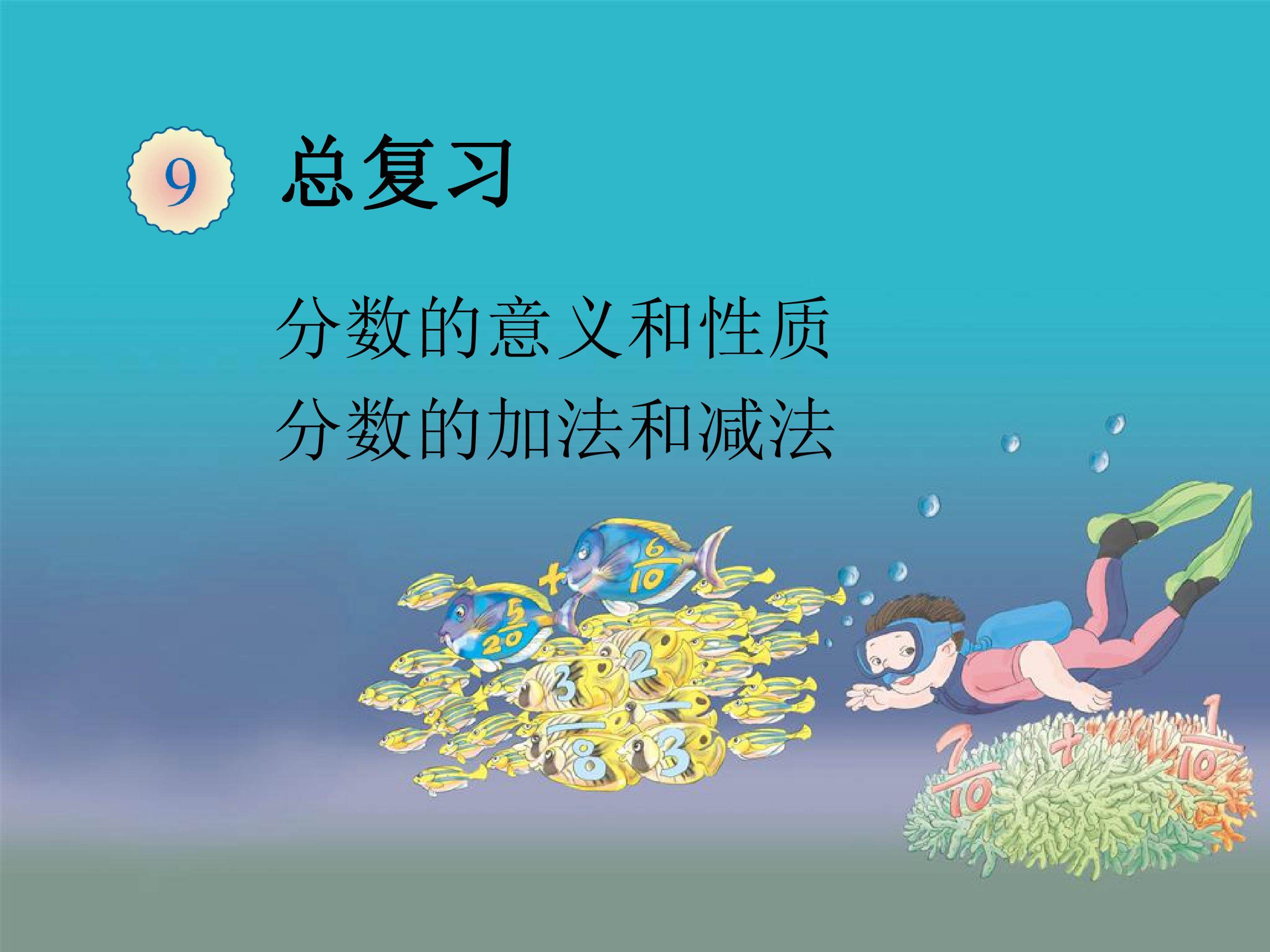 分数的意义和性质及分数加减法复习