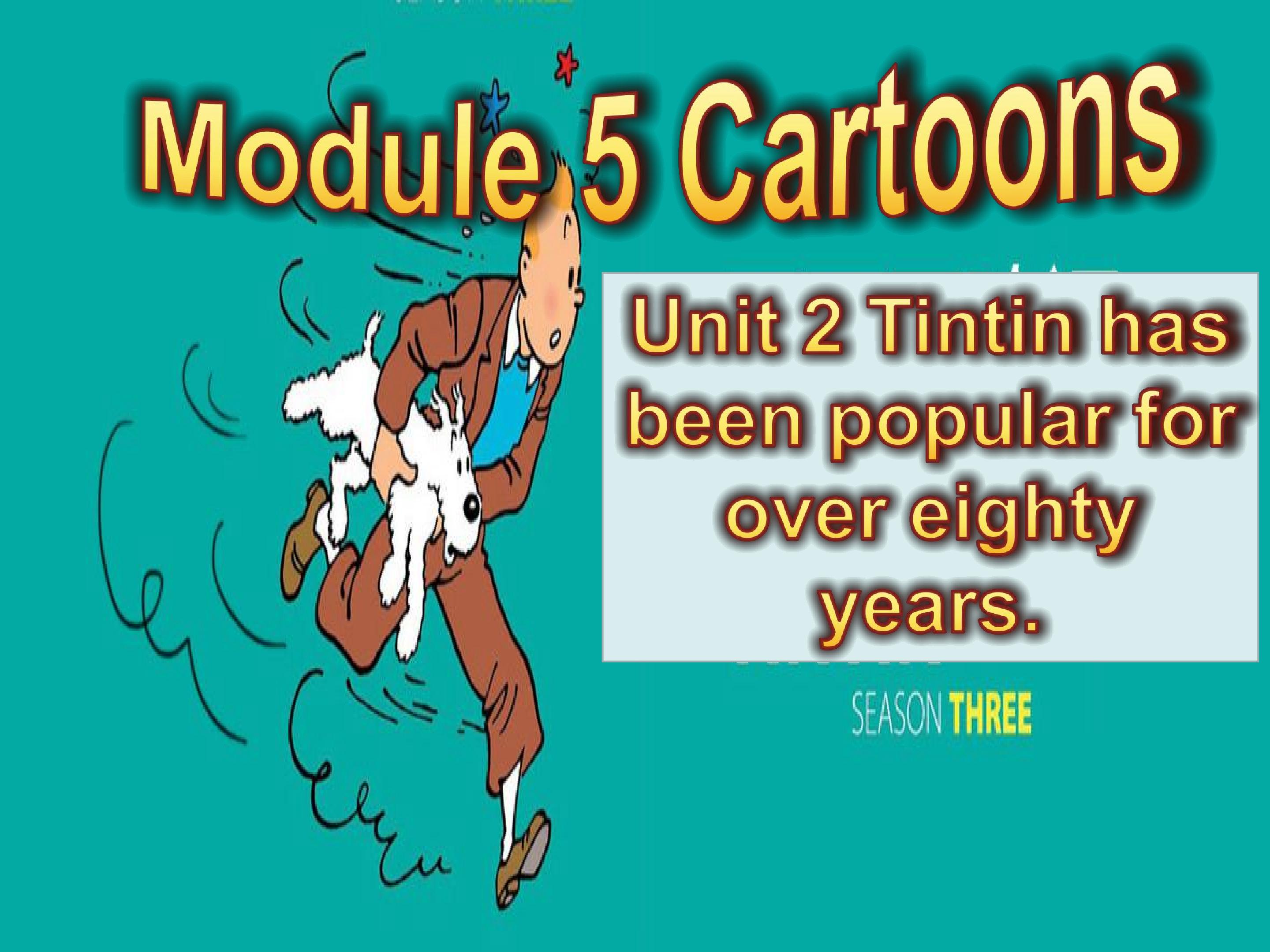 外研版八下Module 5 Cartoons Unit 2