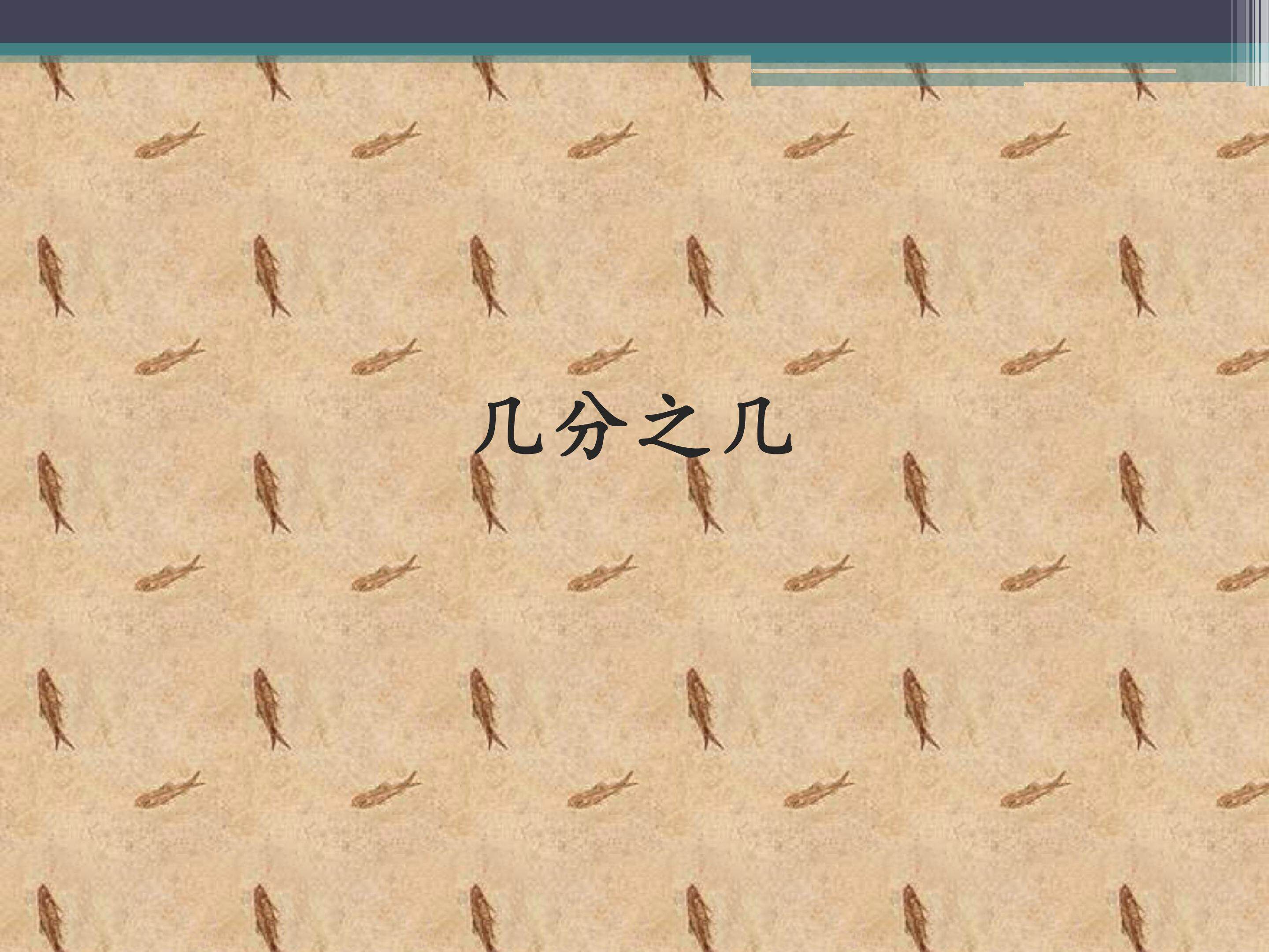 几分之几