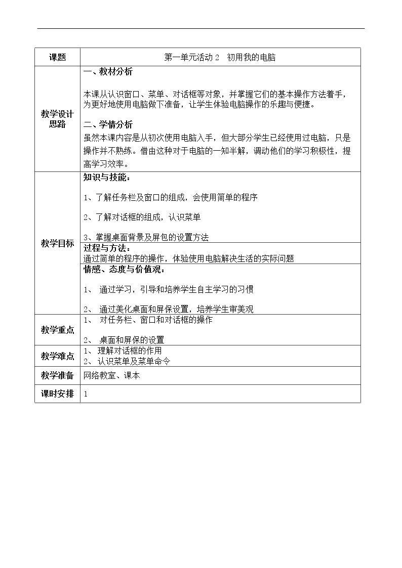 初用我的电脑