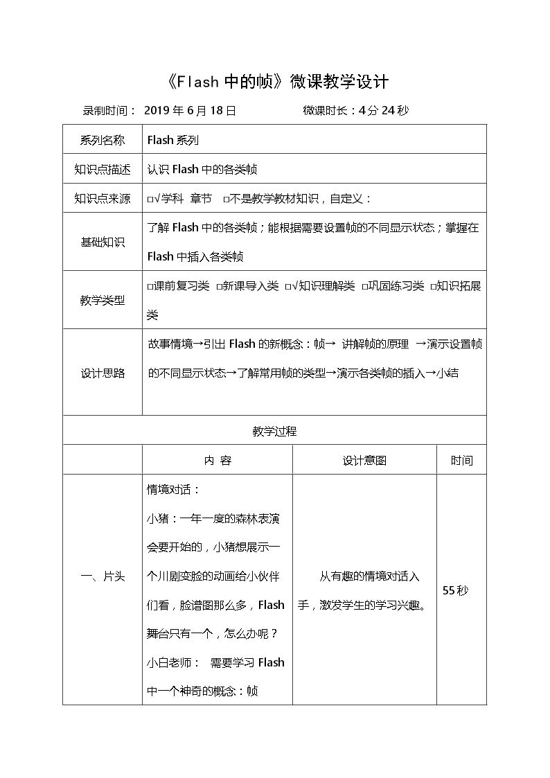 Flash中的帧