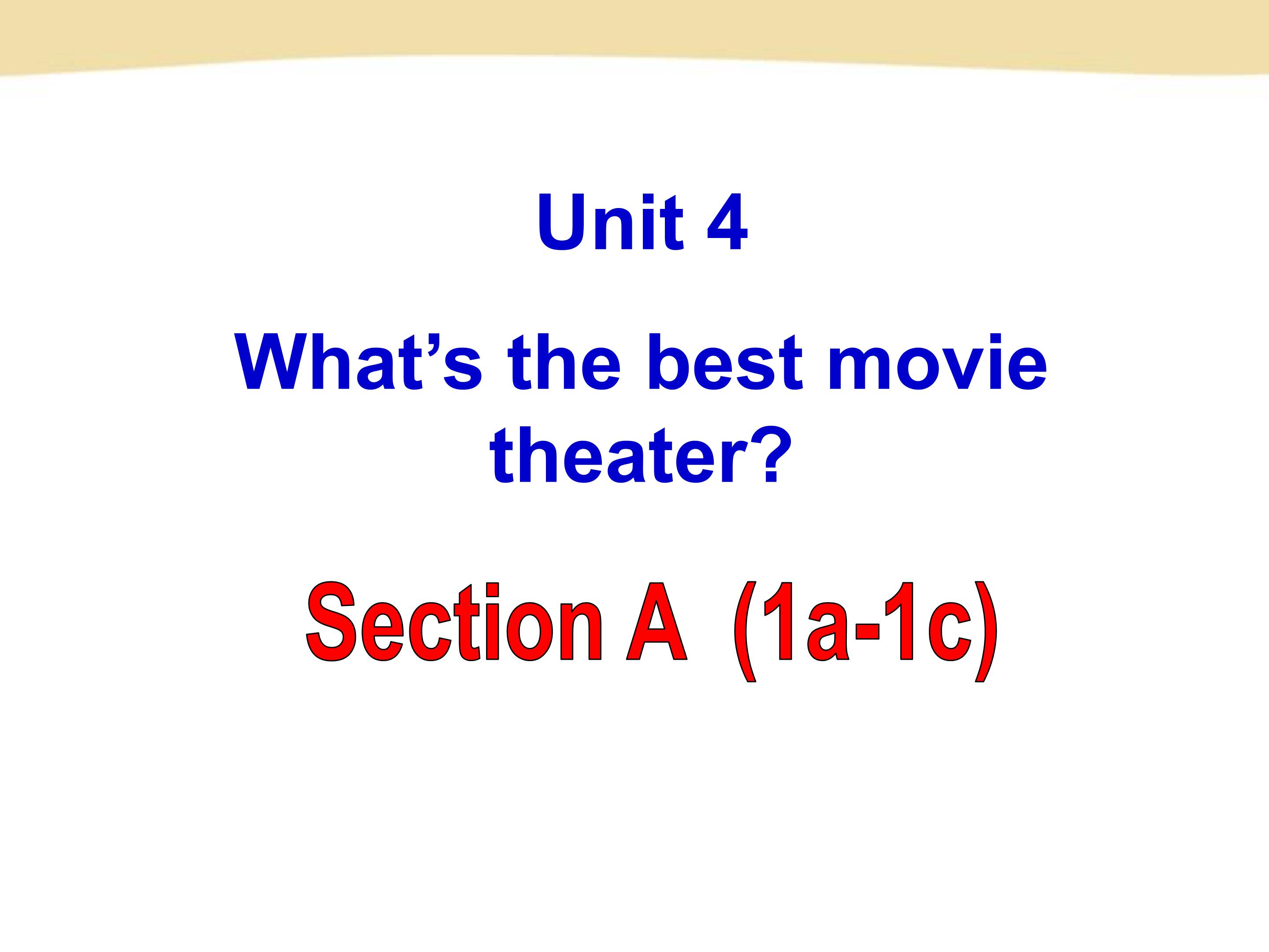 What’s the best movie theater