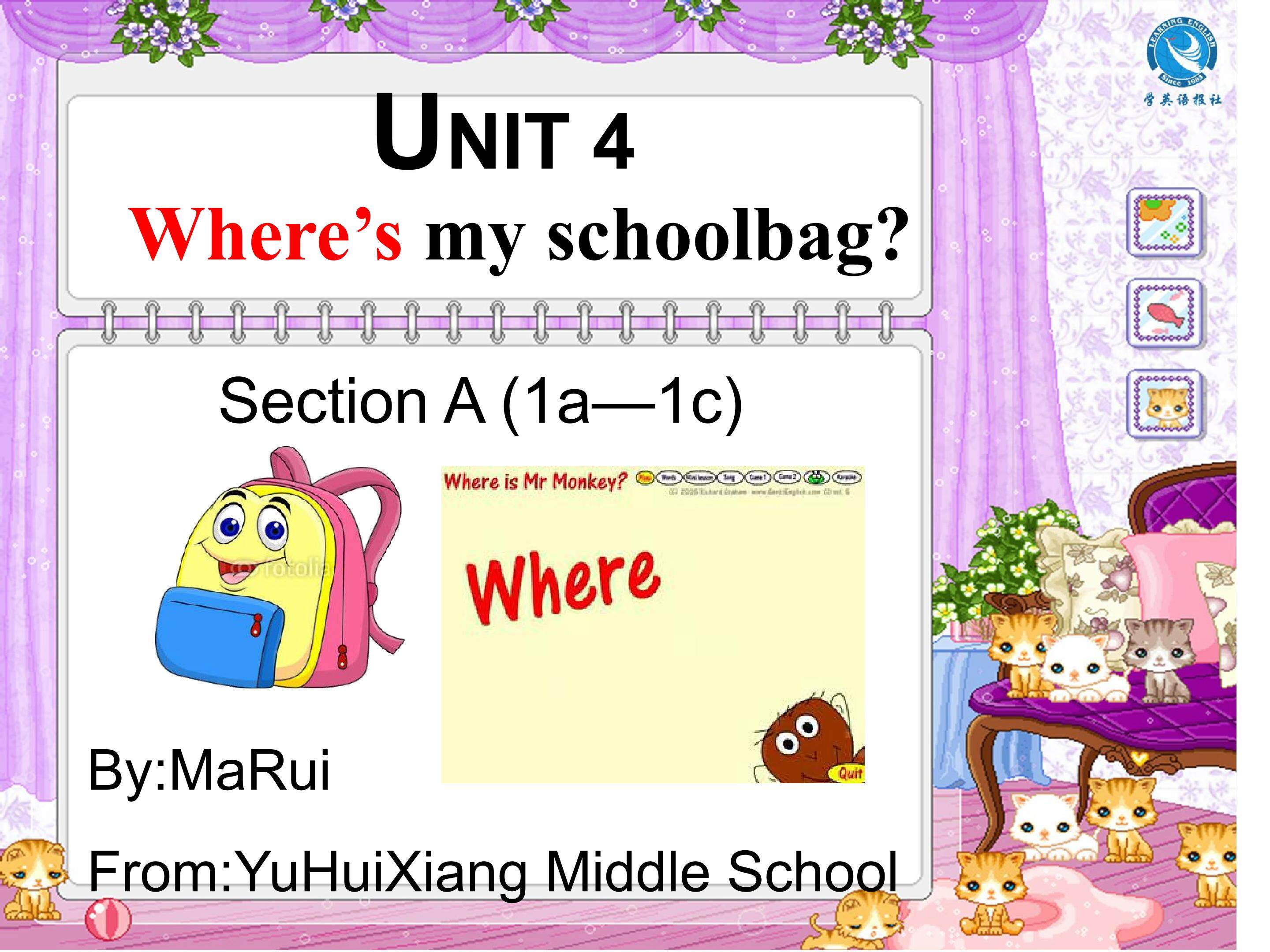 where is my school bag?