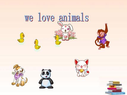 We love animals 